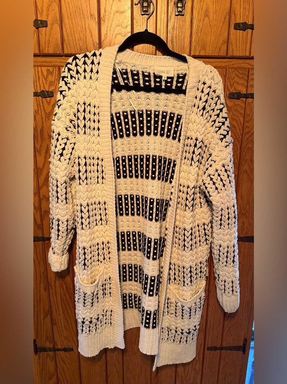 Sienna Sky Chunky Open-Knit Cardigan